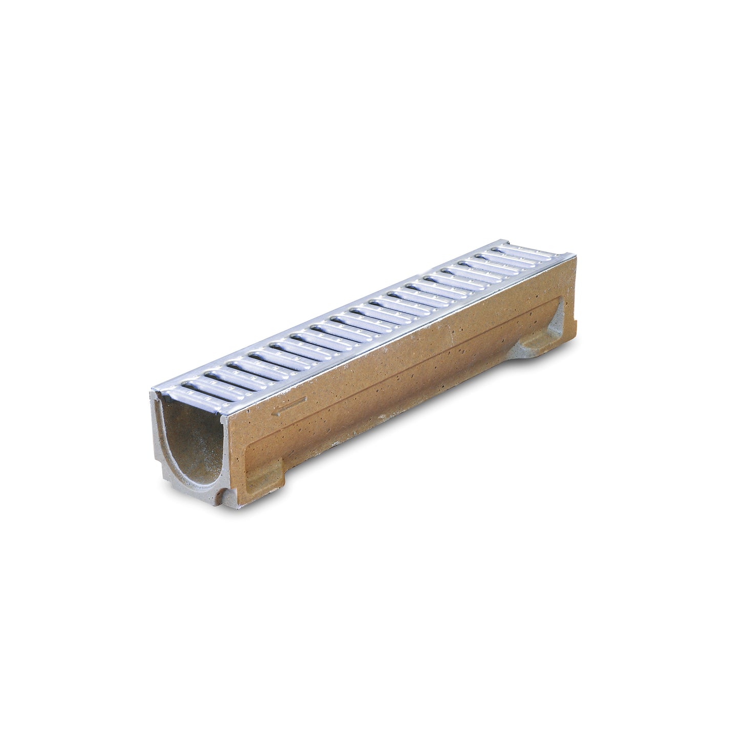 CANIVEAU POLYBÉTON 50 CM H11CM GRILLE GALVANISEE