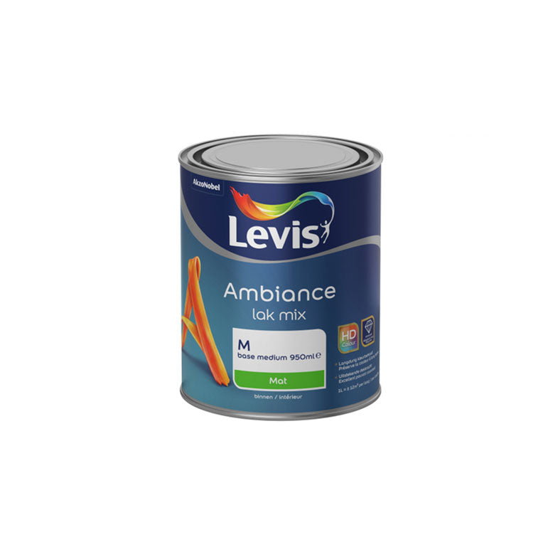 Base de peinture LEVIS M 1 litre, Debrico, magasin de matériaux de construction et d'aménagement sur Bruxelles et Laeken