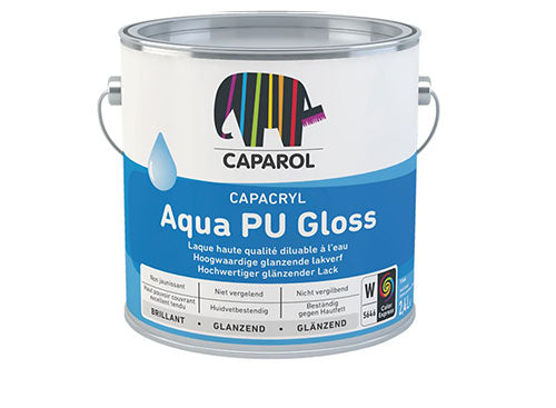 CAPACRYL AQUA PU GLOSS 2,4L Base W, Debrico magasin de matériaux de construction sur Bruxelles