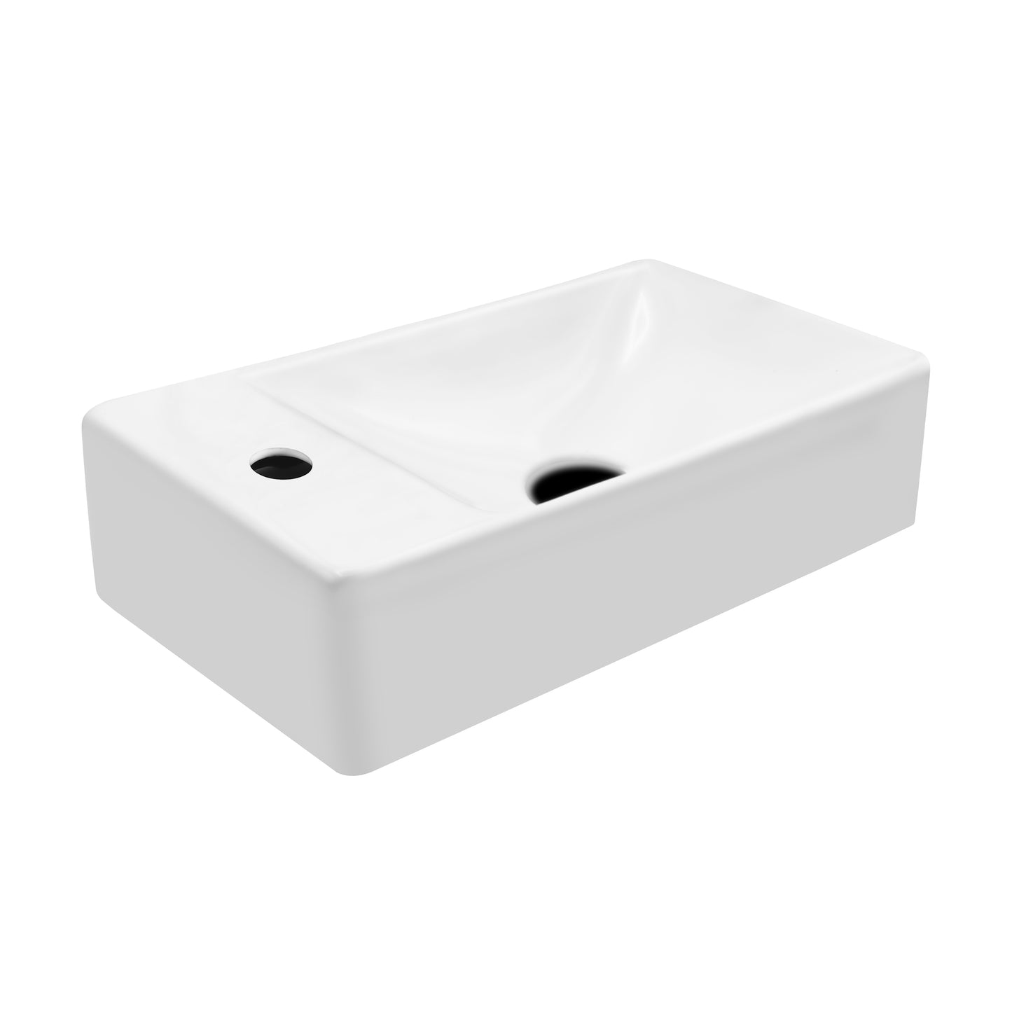 ALONI 421A-L LAVABO ROBINET GAUCHE 35X30, Debrico, magasin de matériaux de construction sur Bruxelles