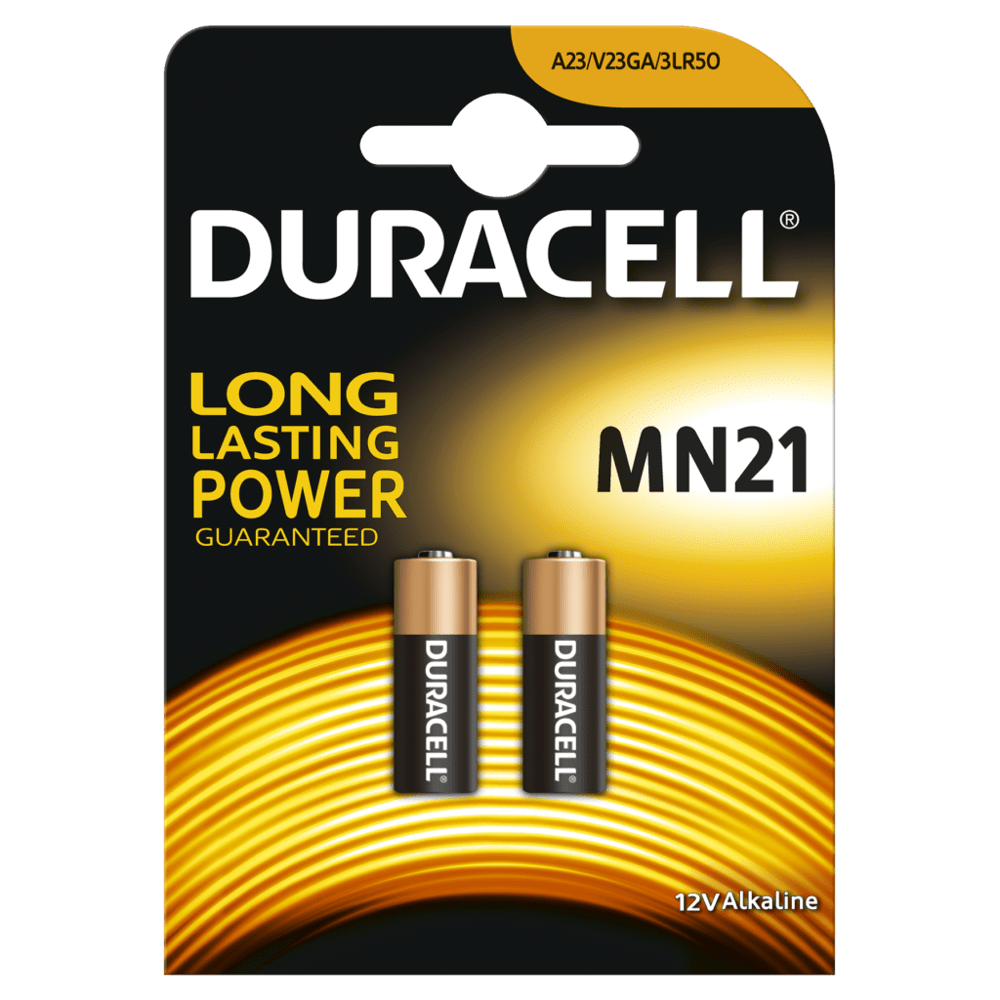 DURACELL BUTTON BATTERY MN21 12V 2PC