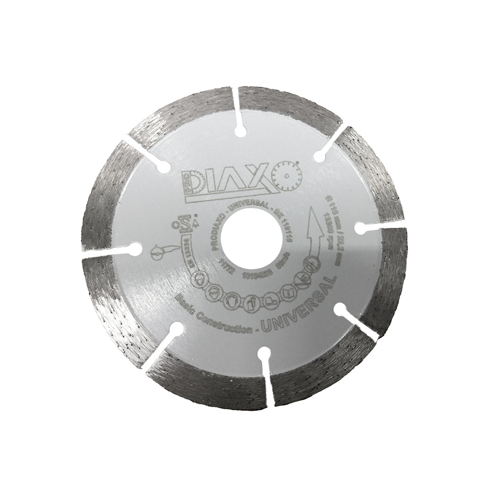 DISQUE DIAMANTE UNIVERSAL - 115 X 22,2 MM - BASIC CONSTRUCTION, Debrico, magasin de matériaux de construction sur Bruxelles