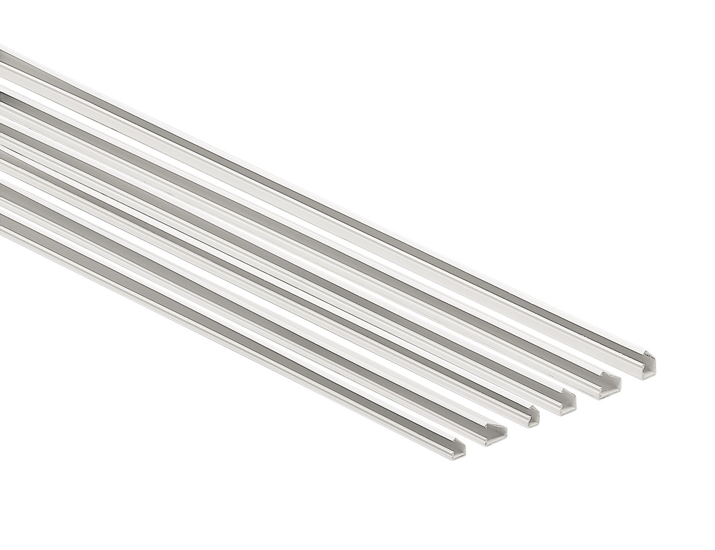 RAL9001 SELF-ADHESIVE CHUTE 20X7.5 PVC 2M
