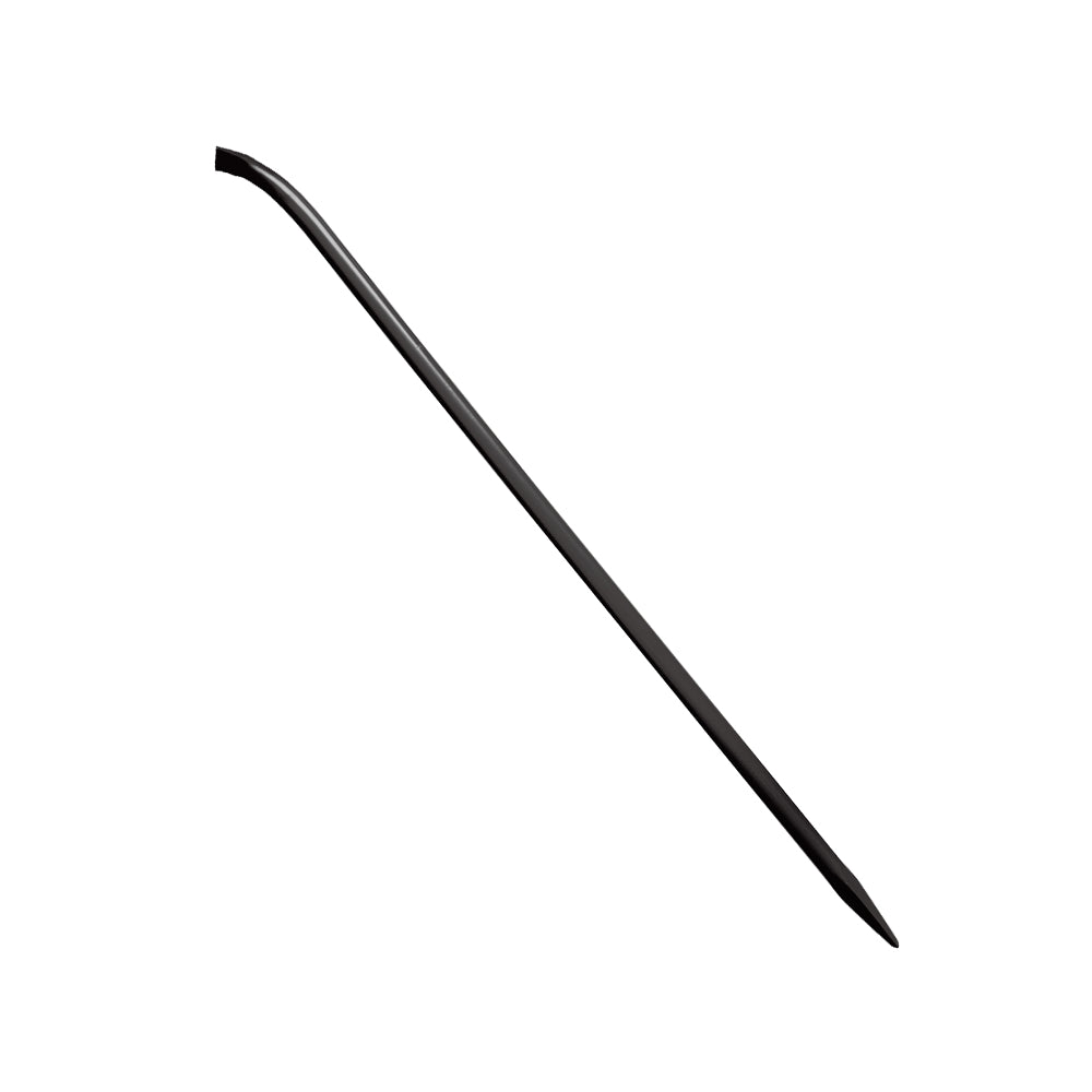 CRANK BAR, ROUND SECTION Ø 30 mm - CURVED POINT/CHISEL - 1500 MM