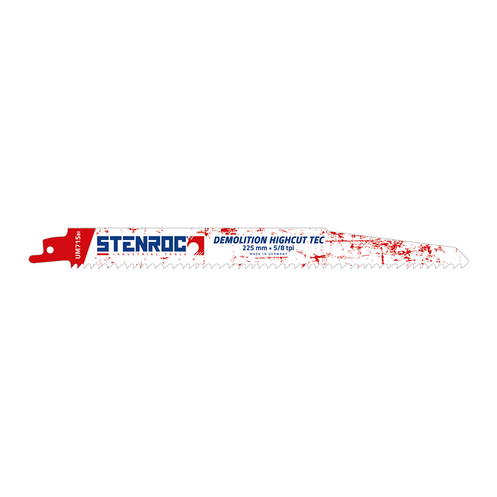 RECIPRO DEMOLITION BLADE (3PCS)- UM717BI, 225 x 22 x 1.57 MM x 8/10 TPI (EX LX20597-960R)