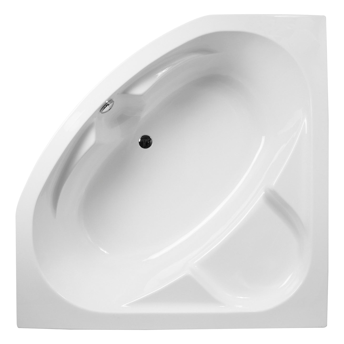BAIGNOIRE D'ANGLE ACRYLIQUE 130 CM X 130 CM H 60 CREAVIT, sanitaire, Debrico, magasin de matériaux de construction sur Bruxelles et Laeken