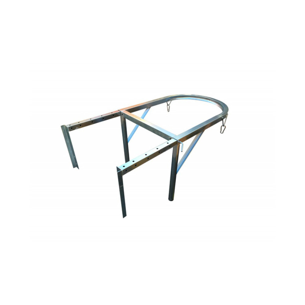 FIXING FRAME FOR ZINC-PLATED CHUTE