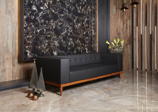 CARR EMPERADOR (HIGH GLOSSY) BLACK 60 X 60 1.44m²/PQ
