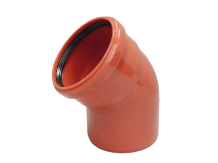 COUDE ROUGE EGOUT diam.110 mm - 45°, Debrico, magasin de matériaux de construction sur Bruxelles, 