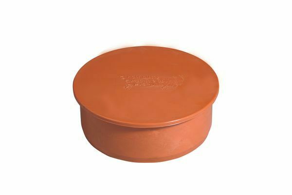 BOUCHON ROUGE EGOUT diam. 125 mm, Debrico, magasin de matériaux de construction sur Bruxelles, 