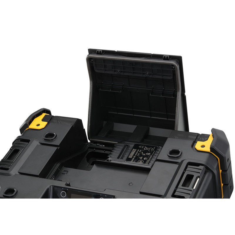 DEWALT TSTAK RADIO + CHARGEUR XR, Debrico, magasin de matériaux de construction sur Bruxelles