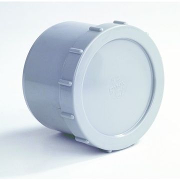 Bouchon gris à visser - Diam. 110 mm, Debrico, magasin de matériaux de construction sur Bruxelles