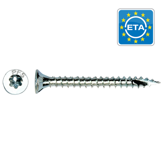 Vis à panneaux PFS+ TF-T20 Ø4,0x20 Zn  200 pcs