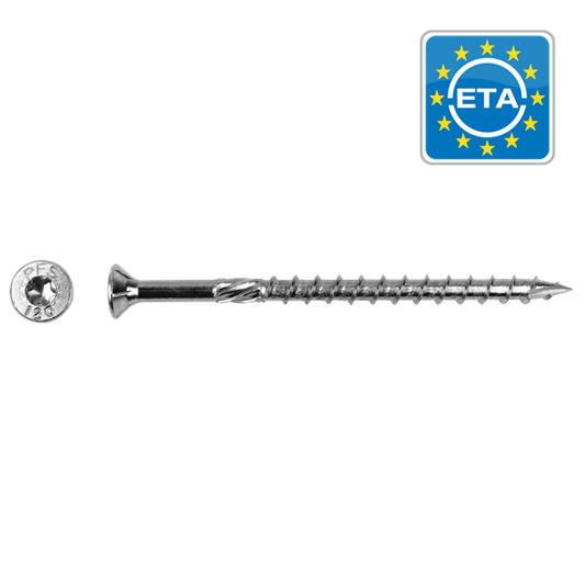 PFS Vis à bois TF T30 Ø6x120 Zn  100 pcs, Debrico, magasin de matériaux de construction sur Bruxelles