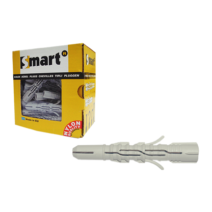 SMART Cheville nylon multifonct. Ø6x50 50 pcs,Debrico, magasin de matériaux de construction sur Bruxelles