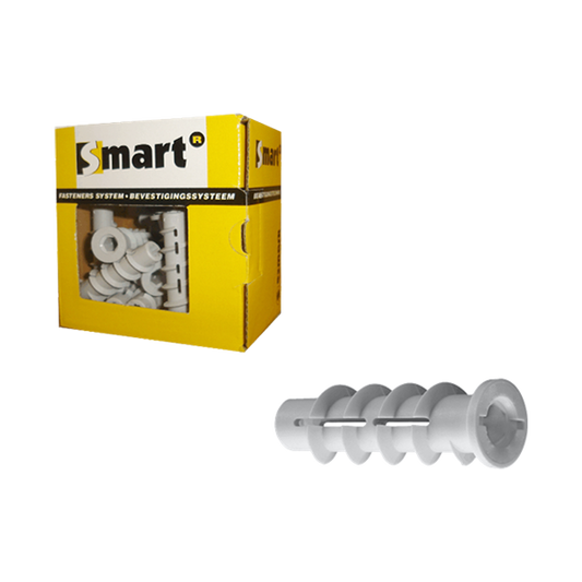 Chev. nylon pour béton cellulaire CBP M6x50 25 pcs, Debrico, magasin de matériaux de construction sur Bruxelles
