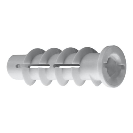 Chev. nylon béton cellulaire CBP M8x60 20 pcs, Debrico, magasin de matériaux de construction sur Bruxelles