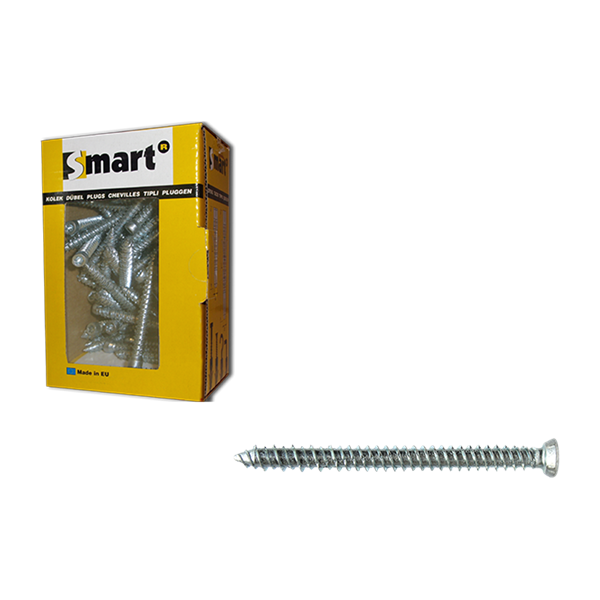 Vis pour chassis TF-T30 Ø7,50x152 Zn 100 pcs, Debrico, magasin de matériaux de construction sur Bruxelles