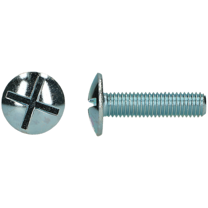 Vis à métaux double fente M8x60 Zn 20 pcs, debrico, magasin de matériaux de construction sur Bruxelles