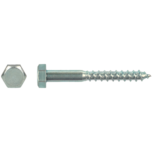 Tirefonds TH DIN 571 10x100 Zn 25 pcs, Debrico, magasin de matériaux de construction sur Bruxelles