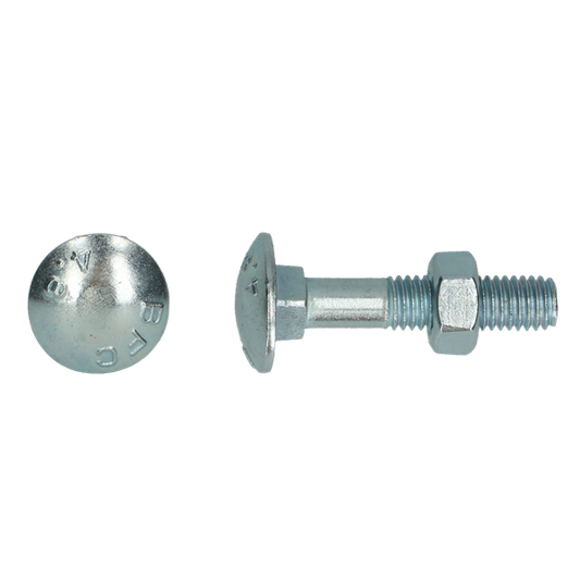 Boulon à bois D.603/555 M8x100 Zn/25pc, Debrico, magasin de matériaux de construction sur Bruxelles