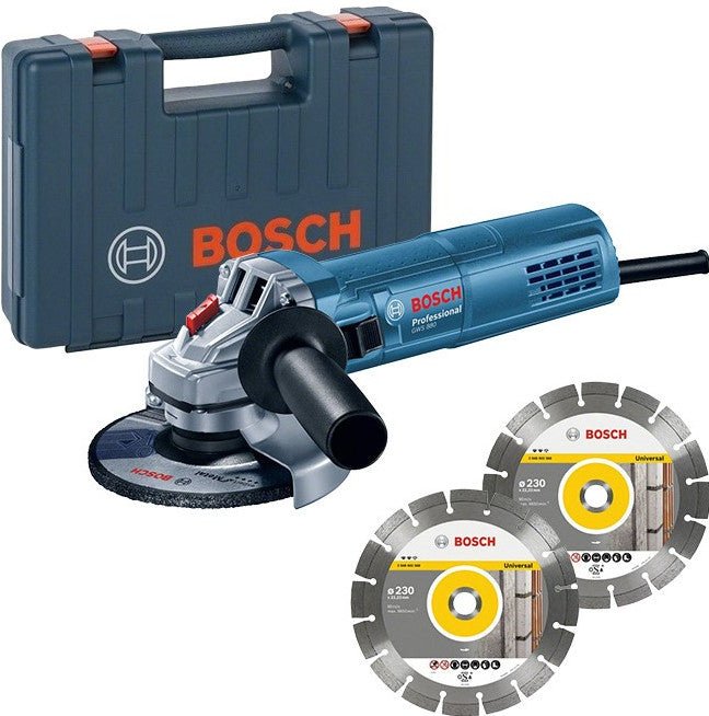 GWS 880 GRINDER, 2X DIAMOND DISC, CASE