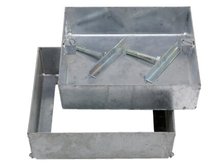 COUVERCLE A PAVER ALUMINIUM 60X60CM H8CM