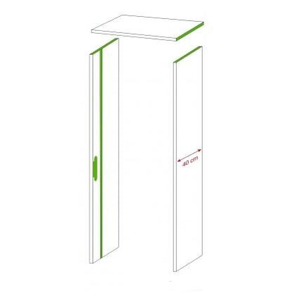 MULTIPLEX BRACE 40CM PREPAINTED WHITE