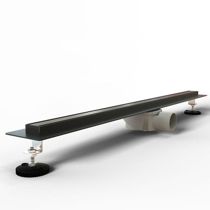 ALONI CANIVEAU DE DOUCHE NOIR MAT 80 CM DESIGN, CREAVIT, Debrico, magasin de matériaux de construction sur Bruxelles et Laeken