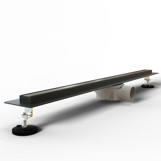 ALONI CANIVEAU DE DOUCHE NOIR MAT 80 CM DESIGN, CREAVIT, Debrico, magasin de matériaux de construction sur Bruxelles et Laeken