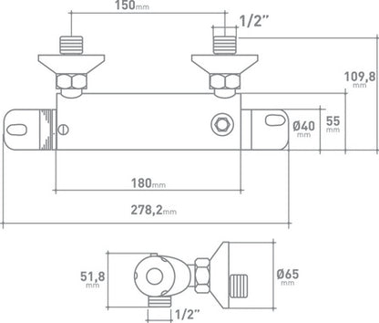 MITIGEUR THERMOSTATIQUE DE DOUCHE - ISIFLOW, Debrico, magasin de matériaux de construction sur Bruxelles