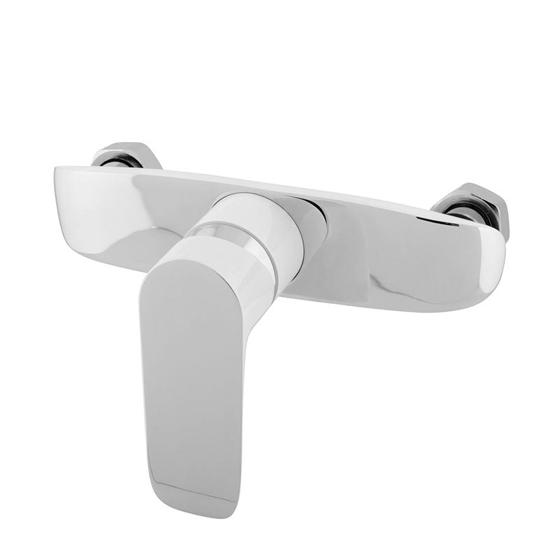MITIGEUR DOUCHE MONOCOMMANDE BLANC CHROME, Debrico, magasin de matériaux de construction sur Bruxelles