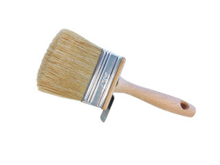 BROSSE LATEX BLOND 3 x 7 cm HOBBY avec MANCHE BOIS