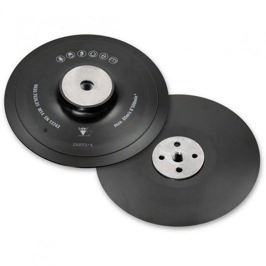 PLATEAU POUR DISQUE FIBRE m14 SIA - diam. 125 mm