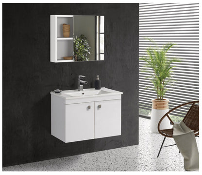MEUBLE SALLE DE BAIN BLANC 75CM BADELLA, Debrico, magasin de matériaux de construction sur Bruxelles