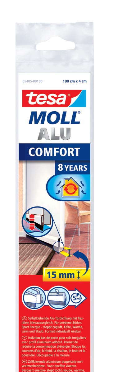 TESA COMFORT ALU DORPELSTRIP MET 