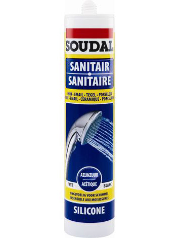 SANITARY SILICONE WIT/WHITE 290ML 