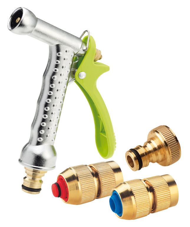 GARDEN HOSE CONNECTOR SET - Brass