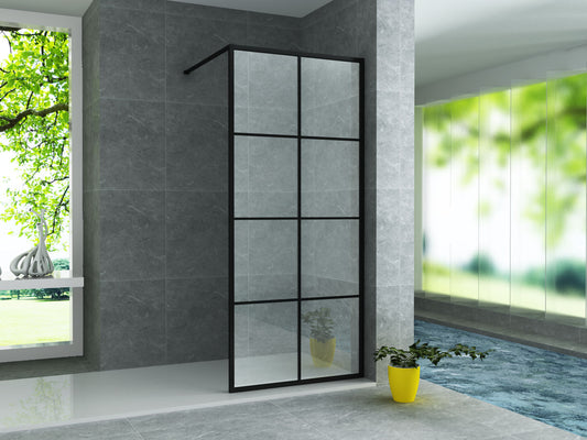 SHOWER WALL MAT BLACK 8 MM 100 X 2000 9 FRAMES