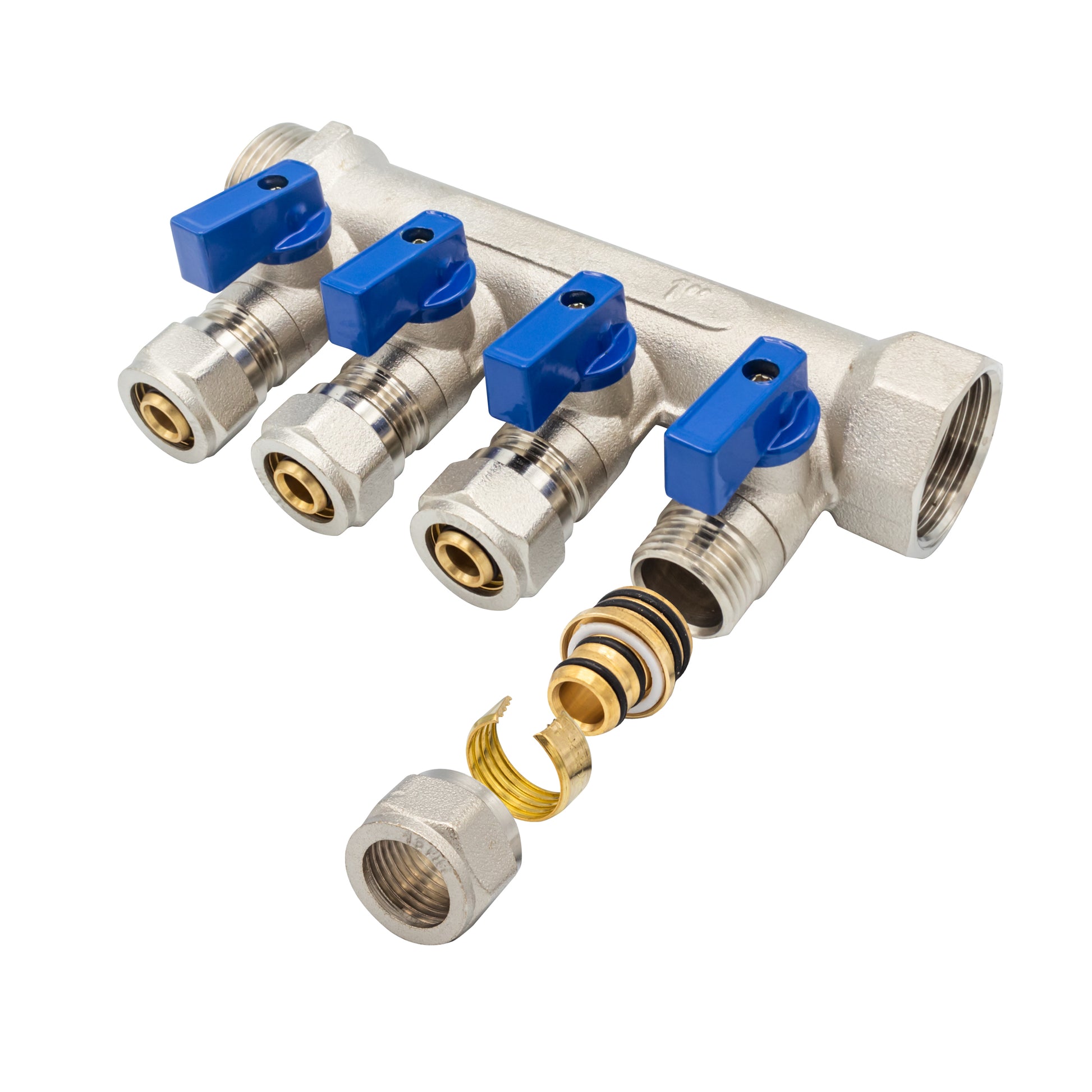 COLLECTEUR A VANNES BLEU MF-1" 4X16, Debrico, magasin de matériaux de construction sur Bruxelles
