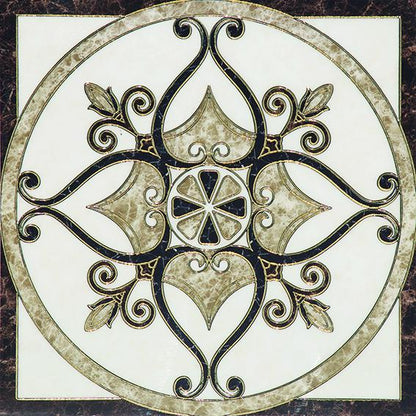 MCM DECORD CASABLANCA BROWN/GOLD 120 X 120 1 PCS