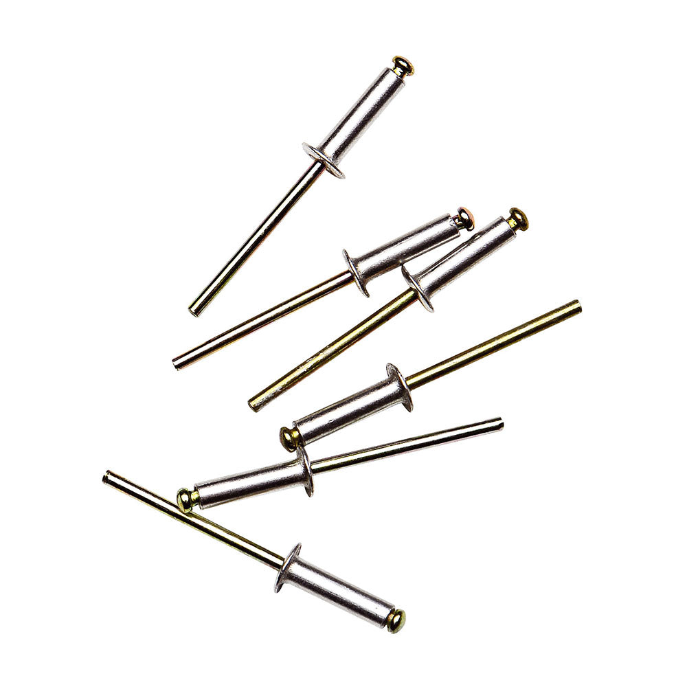 ALUMINUM RIVETS - 3 X 8 MM - BY 130st (EX CF V38)