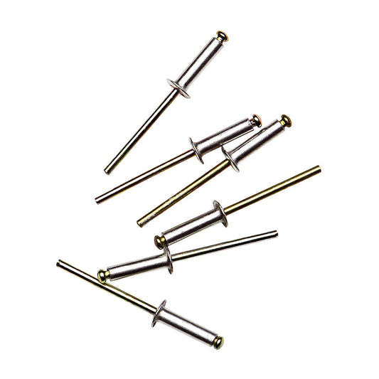 ALUMINUM RIVETS - 4 X 6 MM - BY 125st (EX CF V46)
