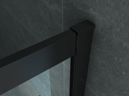 CABINE DE DOUCHE 6 MM 900 X 900 X 1900 CM PROFIL MAT NOIR, Debrico, magasin de matériaux de construction sur Bruxelles