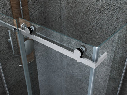 CABINE DE DOUCHE COULISSANTE 8 MM 900 X 1400 X 1950 CM PROFIL CHROME, Debrico, magasin de matériaux de construction sur Bruxelles