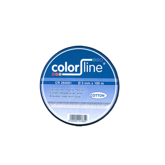 CORDE EN COTON 3 MM X 100 M TRESSÉE AVEC ÂME