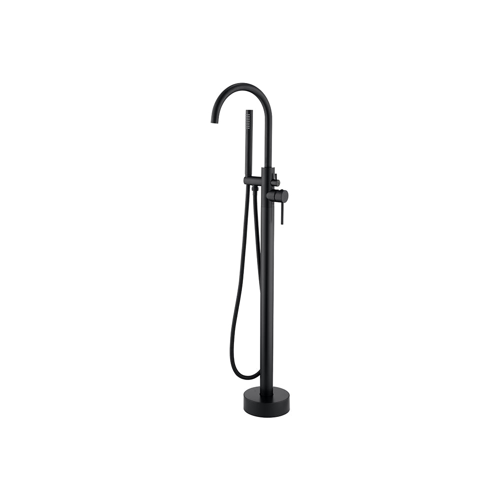 ALONI ROBINET DE BAIGNOIRE SUR PIED NOIR MAT,  CREAVIT, Debrico, magasin de matériaux de construction sur Bruxelles et Laeken, sanitaire
