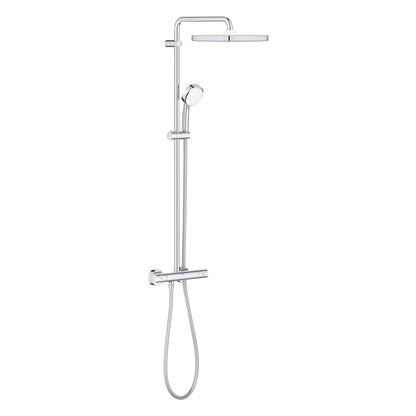 Grohe, set de douche Tempesta avec mitigeur carré Syst.250, Debrico, Magasin de matériaux de construction à Bruxelles