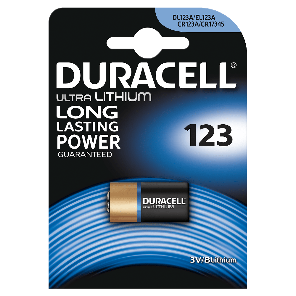 DURACELL BUTTON BATTERY 3V DL 123A