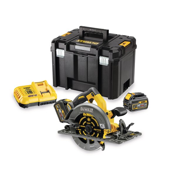 Scie circulaire 190 mm, Flexvolt, 54 V, Debrico, Magasin de matériaux de construction sur Bruxelles